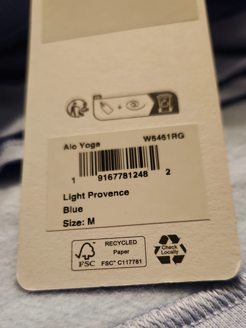 ALO Yoga Light Provence Blue Skirt